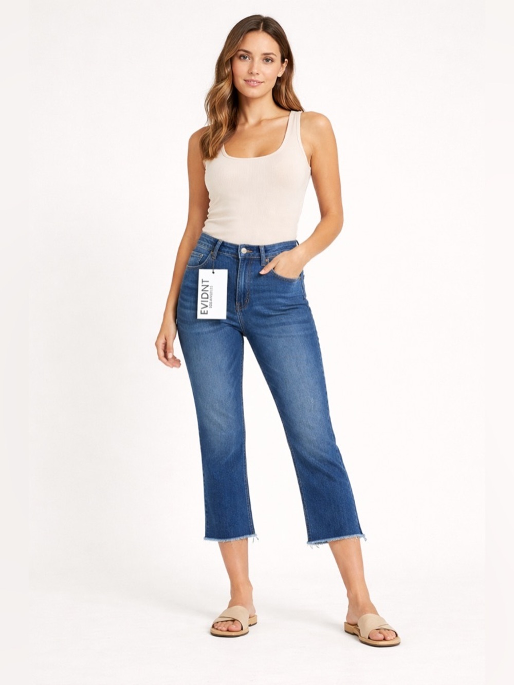 EVIDNT CAPRI JEANS NWT SIZE 25